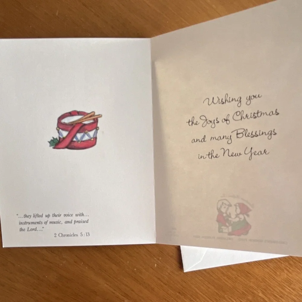 Children's Mission Fund Vintage Christmas‎ Greeting Cards Lot Assorted Designs